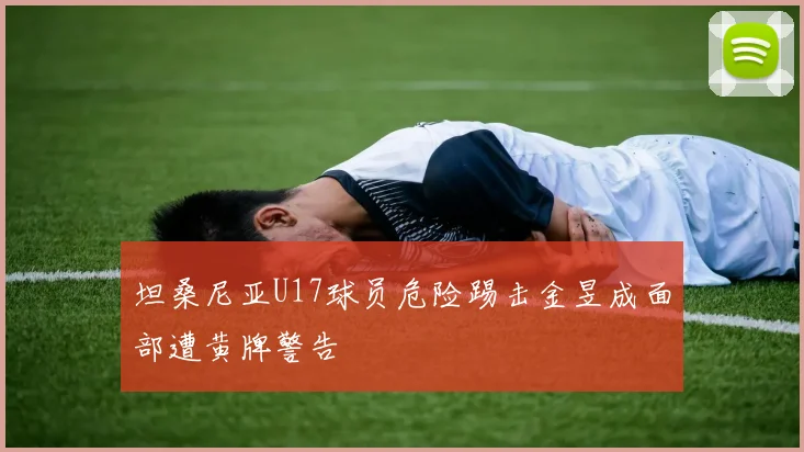 坦桑尼亚U17球员危险踢击金昱成面部遭黄牌警告